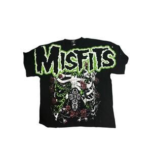 Misfits Civil Regime Graphic Black T-Shirt